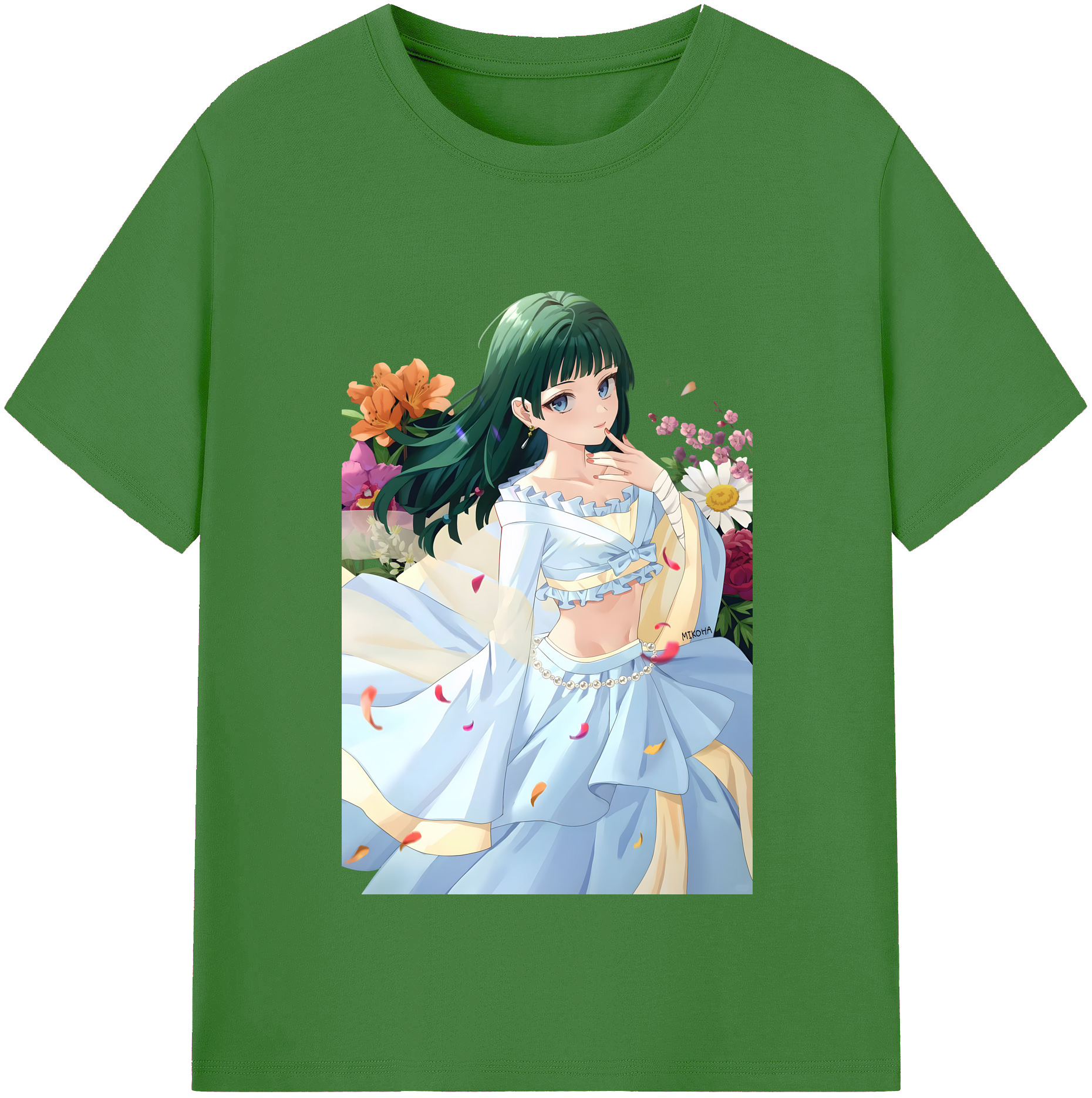 （画像用） 薬屋のひとりごと The Apothecary Diaries レディースカジュアルプリントTシャツ（綿100％）